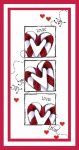 Candy Cane Squares Card